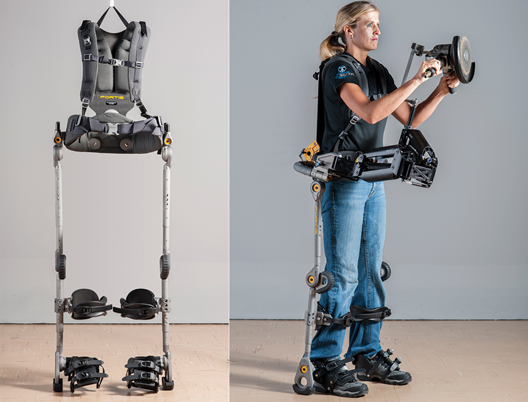 Exoskeleton，Tool design，industrial design，tough girl，Mechanical strongman，